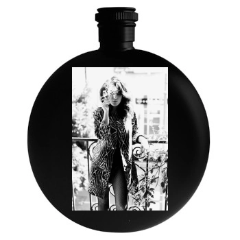 Shenae Grimes Round Flask