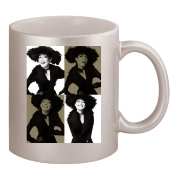 Shu Qi 11oz Metallic Silver Mug