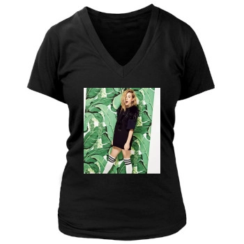 Sienna Miller Women's Deep V-Neck TShirt