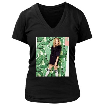 Sienna Miller Women's Deep V-Neck TShirt