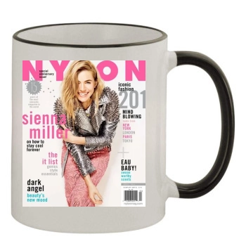 Sienna Miller 11oz Colored Rim & Handle Mug