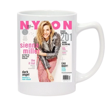 Sienna Miller 14oz White Statesman Mug