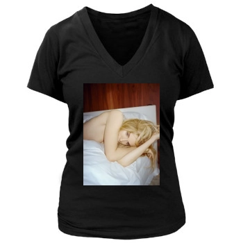 Sienna Miller Women's Deep V-Neck TShirt