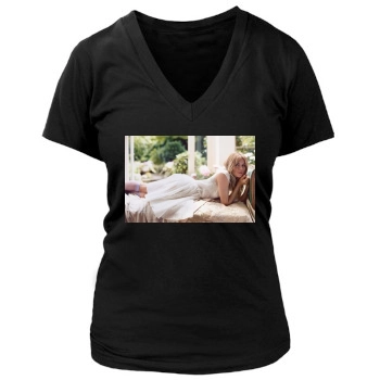 Sienna Miller Women's Deep V-Neck TShirt