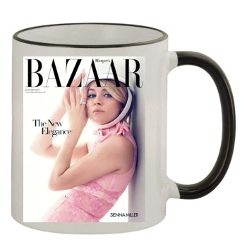 Sienna Miller 11oz Colored Rim & Handle Mug