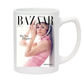 Sienna Miller 14oz White Statesman Mug