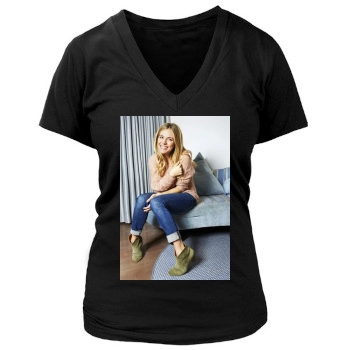 Sienna Miller Women's Deep V-Neck TShirt