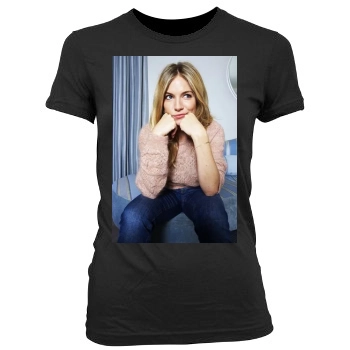 Sienna Miller Women's Junior Cut Crewneck T-Shirt