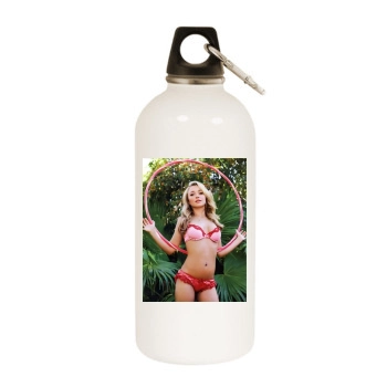 Hayden Panettiere White Water Bottle With Carabiner