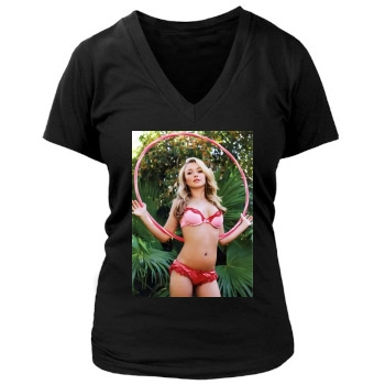 Hayden Panettiere Women's Deep V-Neck TShirt