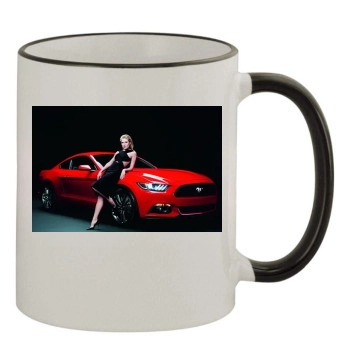 Sienna Miller 11oz Colored Rim & Handle Mug