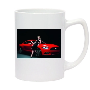 Sienna Miller 14oz White Statesman Mug