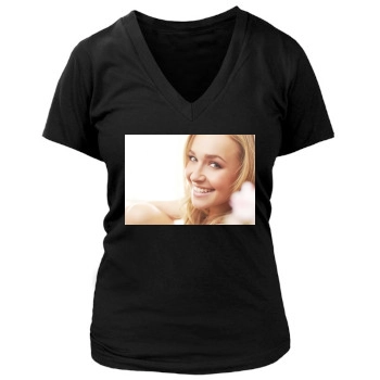 Hayden Panettiere Women's Deep V-Neck TShirt