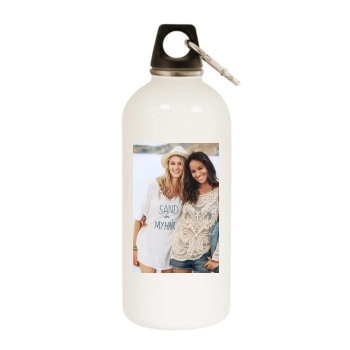 Sigrid Agren White Water Bottle With Carabiner