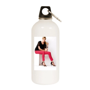 Sigrid Agren White Water Bottle With Carabiner