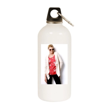 Sigrid Agren White Water Bottle With Carabiner