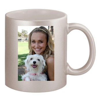 Hayden Panettiere 11oz Metallic Silver Mug