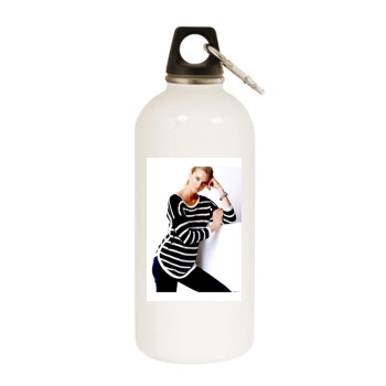 Sigrid Agren White Water Bottle With Carabiner