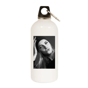 Sigrid Agren White Water Bottle With Carabiner