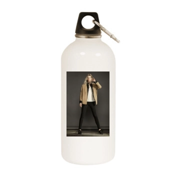 Sigrid Agren White Water Bottle With Carabiner