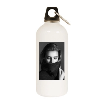 Sigrid Agren White Water Bottle With Carabiner