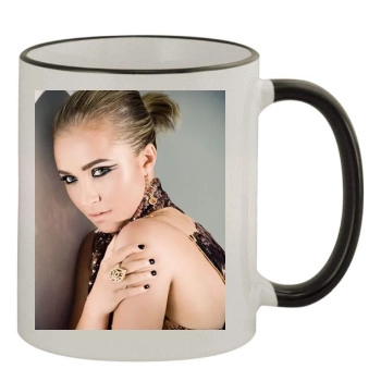 Hayden Panettiere 11oz Colored Rim & Handle Mug