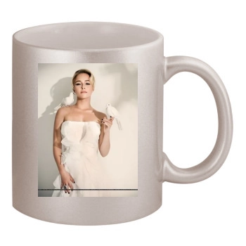 Hayden Panettiere 11oz Metallic Silver Mug