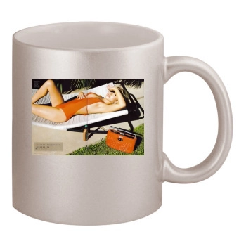 Hayden Panettiere 11oz Metallic Silver Mug