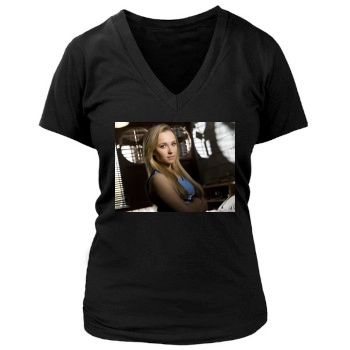 Hayden Panettiere Women's Deep V-Neck TShirt