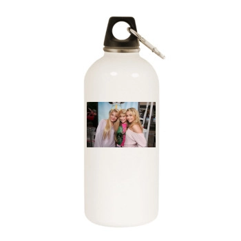 Hayden Panettiere White Water Bottle With Carabiner