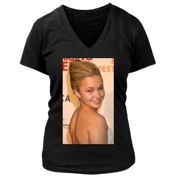 Hayden Panettiere Women's Deep V-Neck TShirt