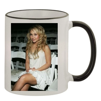 Hayden Panettiere 11oz Colored Rim & Handle Mug