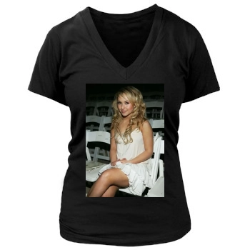 Hayden Panettiere Women's Deep V-Neck TShirt