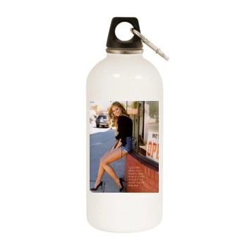 Hayden Panettiere White Water Bottle With Carabiner