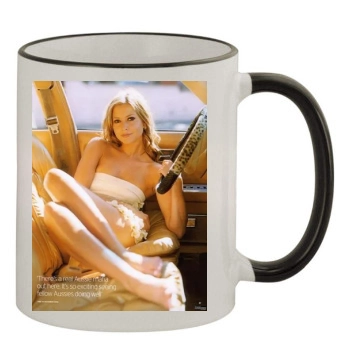 Hayden Panettiere 11oz Colored Rim & Handle Mug