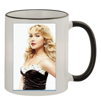 Hayden Panettiere 11oz Colored Rim & Handle Mug