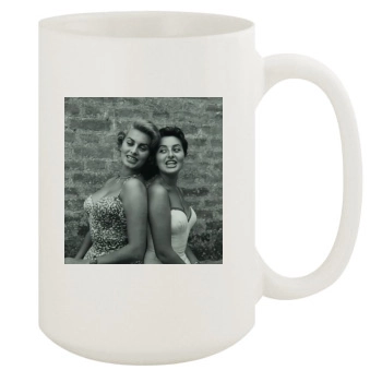 Sophia Loren 15oz White Mug