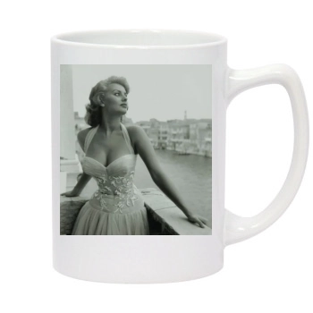 Sophia Loren 14oz White Statesman Mug