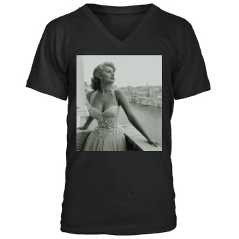 Sophia Loren Men's V-Neck T-Shirt