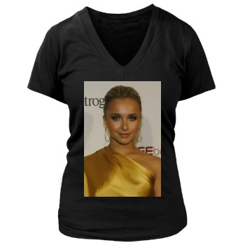 Hayden Panettiere Women's Deep V-Neck TShirt