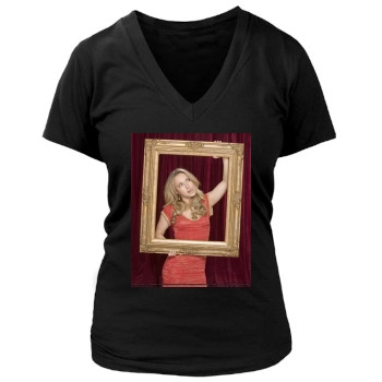 Hayden Panettiere Women's Deep V-Neck TShirt