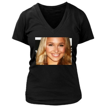 Hayden Panettiere Women's Deep V-Neck TShirt