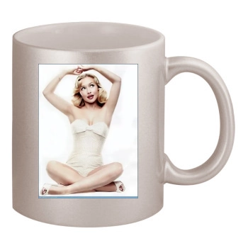 Hayden Panettiere 11oz Metallic Silver Mug