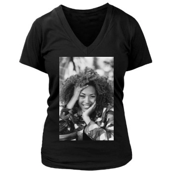 Spice Girls Women's Deep V-Neck TShirt