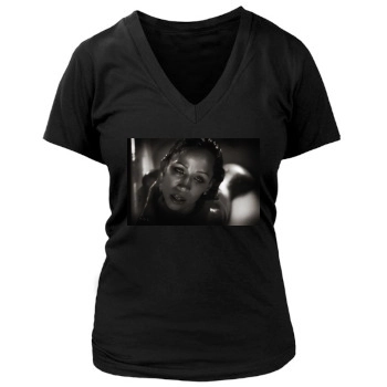 Stacey Dash Women's Deep V-Neck TShirt