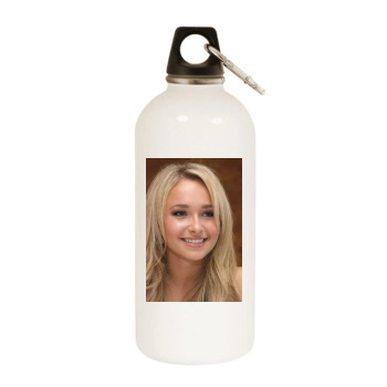 Hayden Panettiere White Water Bottle With Carabiner