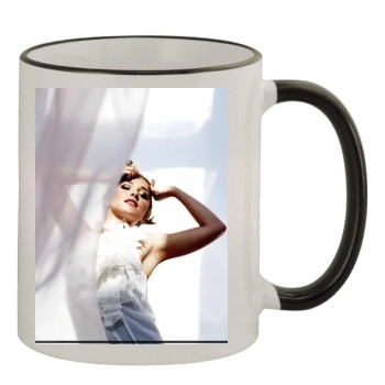 Hayden Panettiere 11oz Colored Rim & Handle Mug