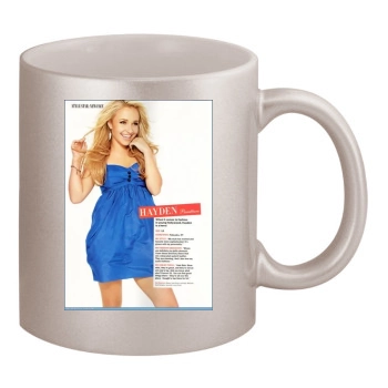 Hayden Panettiere 11oz Metallic Silver Mug