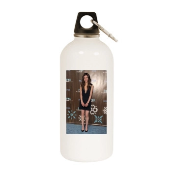 Hayley McFarland White Water Bottle With Carabiner