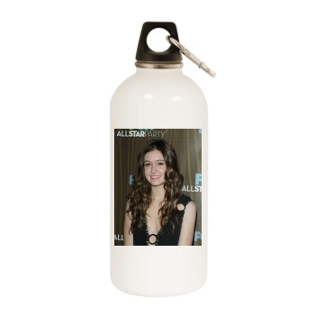 Hayley McFarland White Water Bottle With Carabiner